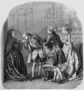 Lamballen prinsessa, kuningas Ludvig XV, Ludvig de Richelieu, kreivitär Jeanne du Barry...