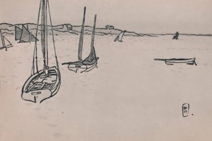 Breton maisema tekijältä Henri Rivière