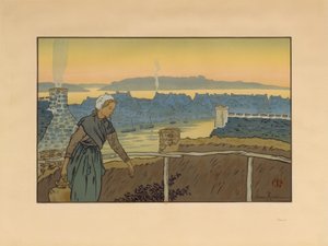 Loguivy illalla tekijältä Henri Rivière