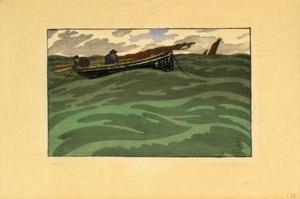 Kalastajat merellä (Loguivy) tekijältä Henri Rivière