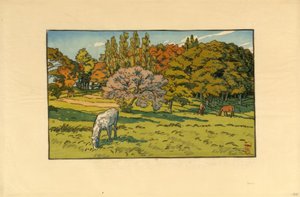 Pieni puu baretissa (Douarnenez) tekijältä Henri Rivière