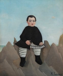 Poika kallioilla tekijältä Henri Rousseau