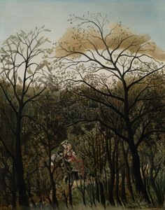 Kohtaaminen metsässä tekijältä Henri Rousseau