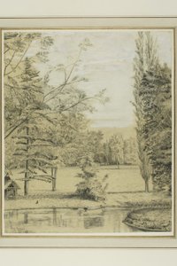 Joki- ja puistomaisema tekijältä Henri Rousseau