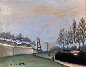 Näkymä Vanvesista, 1909. tekijältä Henri Rousseau