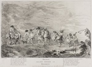 Rekrytoi rykmenttiin, 1717?-26 tekijältä Henri Simon Thomassin