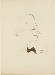 Yvette Guilbert, 1893. tekijältä Henri Toulouse Lautrec de