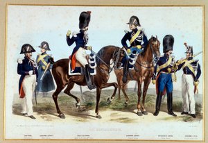 Santarmit toisen imperiumin alla. Villainin litografia