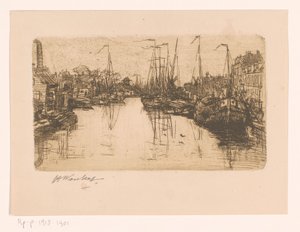 kaupungin kanava tekijältä Henri Wouters (signed by artist)