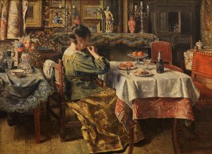 The Meal (öljy kankaalle)