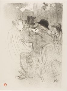 Moulin Rougessa: töykeä! Todellinen töykeä! tekijältä Henri de Toulouse-Lautrec