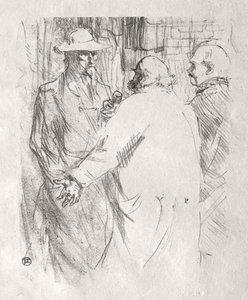 Siinain juurella: Clemenceau Buskiin tekijältä Henri de Toulouse-Lautrec