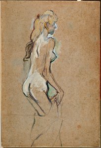 Fillette nue - Alaston tyttö tekijältä Henri de Toulouse-Lautrec