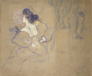Madame Thadée Natanson (Misia Godebska, 1872-1950) teatterissa