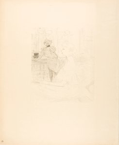 Neiti Leconte tekijältä Henri de Toulouse-Lautrec
