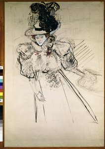 Misia Natanson tekijältä Henri de Toulouse Lautrec