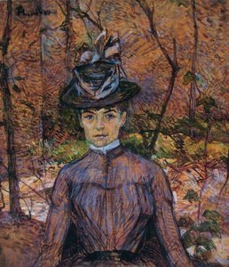 Suzanne Valadonin muotokuva (rouva Suzanne Valadon, taidemaalari) tekijältä Henri de Toulouse-Lautrec
