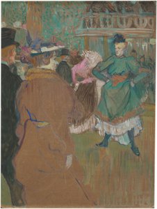 Quadrille Moulin Rougen teatterissa tekijältä Henri de Toulouse-Lautrec