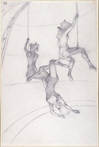 Lentävä trapetsi tekijältä Henri de Toulouse Lautrec