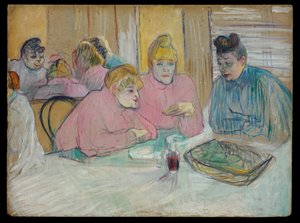 Naiset ruokasalissa tekijältä Henri de Toulouse-Lautrec