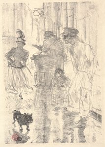 Visage (litho) tekijältä Henri de Toulouse Lautrec