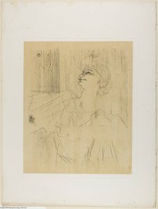 Yvette Guilbert – Menilmontant de Bruant, Yvette Guilbertiltä tekijältä Henri de Toulouse-Lautrec
