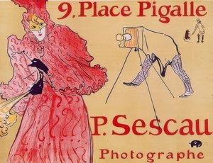 9. Place Pigalle - P. Sescau, valokuvaaja tekijältä Henri de Toulouse Lautrec