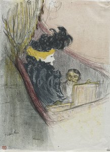 Princely Idyl, Clara Ward, 1897 tekijältä Henri de Toulouse Lautrec
