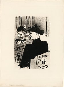 Katsoja, Le Café-Concertista tekijältä Henri de Toulouse Lautrec