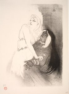 Renessanssin aikana Sarah Bernhardt Phèdressä tekijältä Henri de Toulouse Lautrec