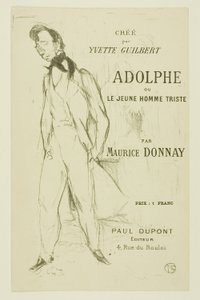 Adolphe – Surullinen nuori mies tekijältä Henri de Toulouse Lautrec