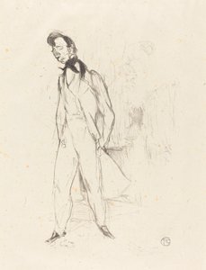 Adolphe tai surullinen nuori mies tekijältä Henri de Toulouse Lautrec