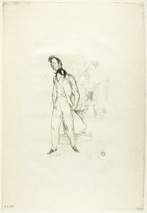 Adolphe eli nuori surullinen mies tekijältä Henri de Toulouse-Lautrec