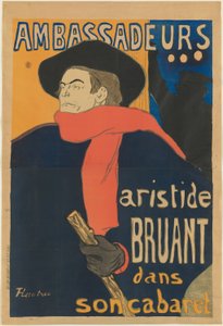 Suurlähettiläät: Aristide Bruant tekijältä Henri de Toulouse Lautrec