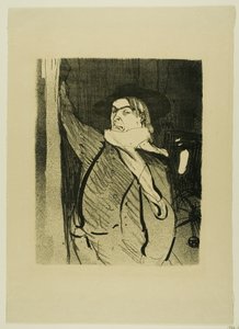 Aristide Bruant, alkaen Le Café-Concert tekijältä Henri de Toulouse-Lautrec