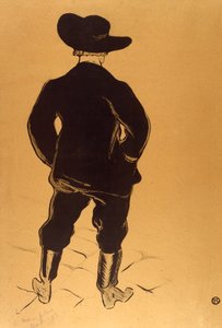 Aristide Bruant Mirlitonissa tekijältä Henri de Toulouse Lautrec