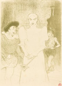 Oopperassa: rouva Caron elokuvassa Faust tekijältä Henri de Toulouse Lautrec