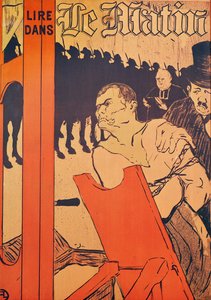 Le Matin -lehden mainos, 1893 (värilitografia).