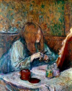 Beim Toilettengang, Madame Poupoule