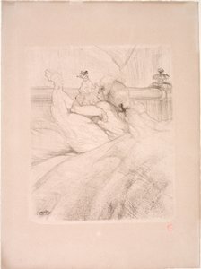 Sängyssä tekijältä Henri de Toulouse Lautrec