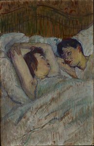 Sängyssä, 1892. tekijältä Henri de Toulouse Lautrec