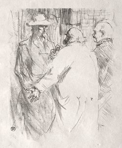 Siinain juurella: Clemenceau Buskiin tekijältä Henri de Toulouse Lautrec