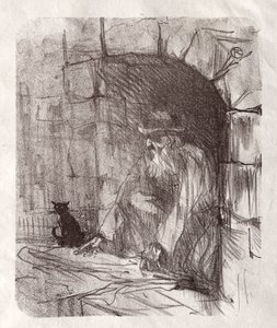 Siinain juurella: Takakauppa Krakovassa, 1898. tekijältä Henri de Toulouse Lautrec