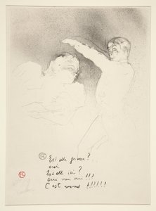 Lajikkeissa: Miss Lender ja Brasseur tekijältä Henri de Toulouse Lautrec