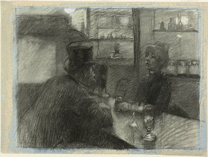 Bar des Cafés der rue de Rome von Henri de Toulouse-Lautrec
