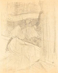 Kumartaminen yleisölle (Saluant le public) tekijältä Henri de Toulouse Lautrec