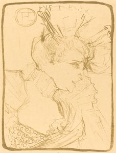Mllen rintakuva. Marcelle Lender Mlle. Marcelle Lender, rintakuva, 1895. tekijältä Henri de Toulouse Lautrec