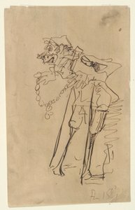 Karikatyyri sotilasta, jolla on koristelu tekijältä Henri de Toulouse Lautrec