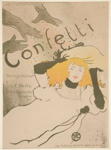Konfetti tekijältä Henri de Toulouse Lautrec