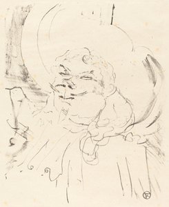 Coquelin vanhin (Coquelin aine) tekijältä Henri de Toulouse Lautrec